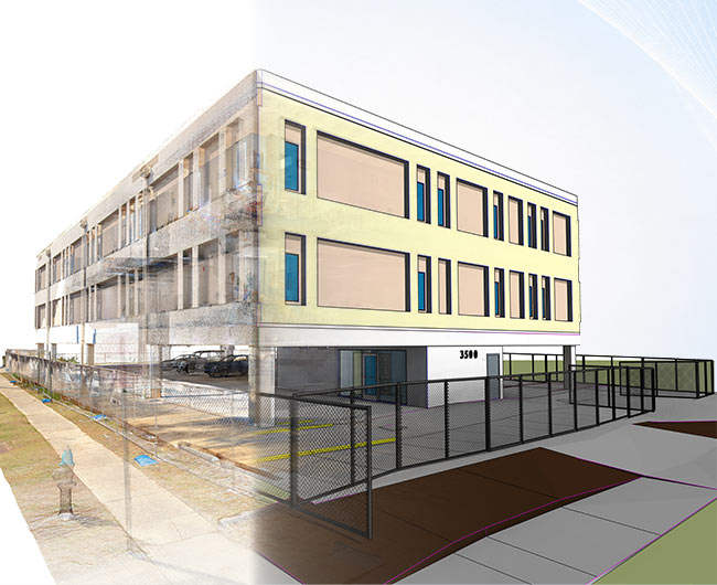 Point cloud converted into a project-ready BIM model