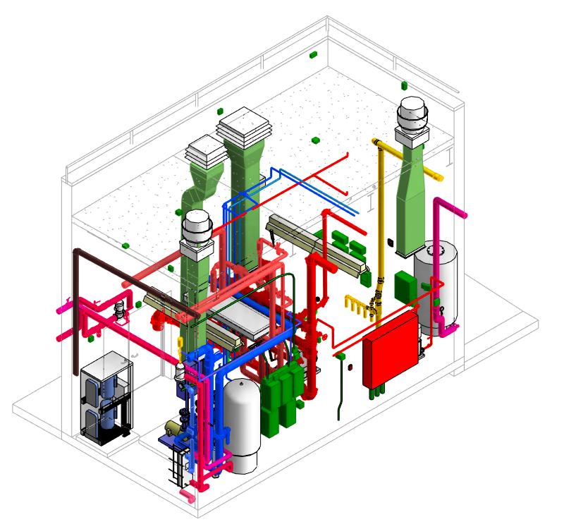 MEPF scan to bim lod 300