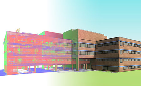 Point cloud to Revit models for renovation and coordination