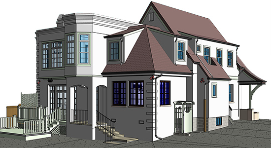 As-built BIM model output — New York residential house